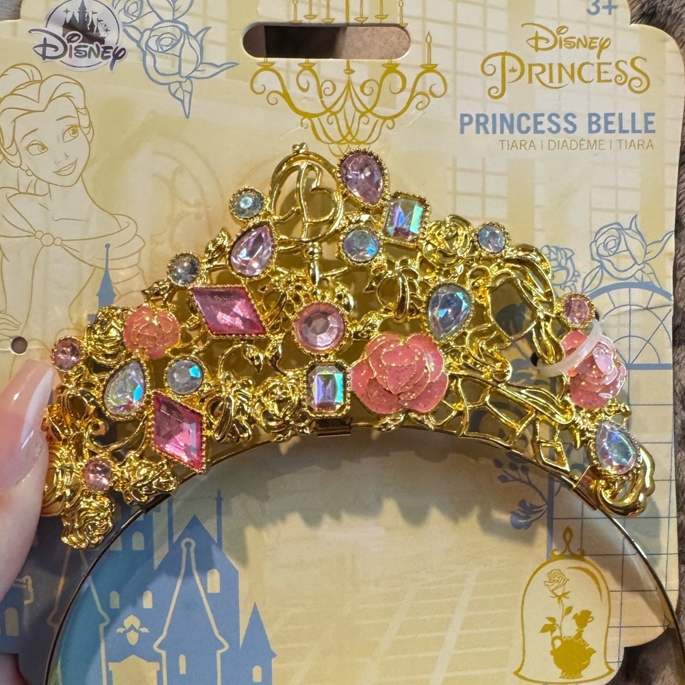 Gold Disney Headband Princess Belle
